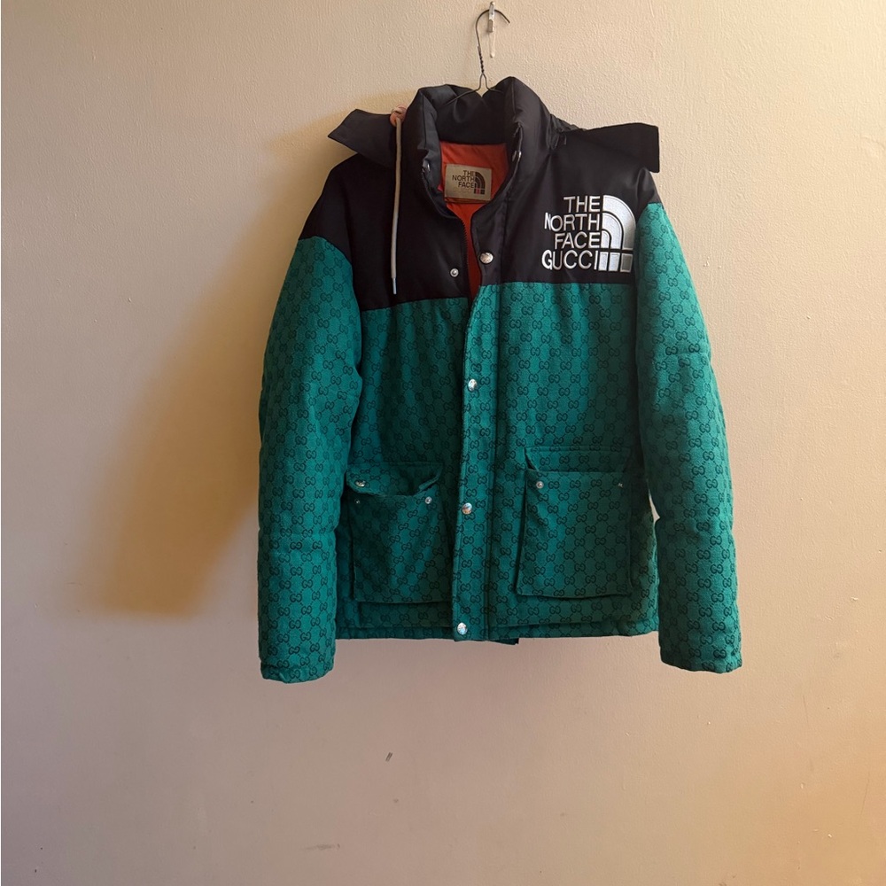 The North Face x Gucci Green and Black Jacket
